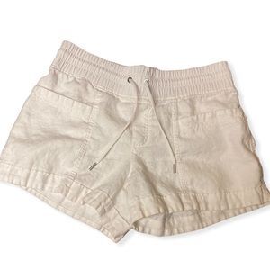 Athleta white running shorts